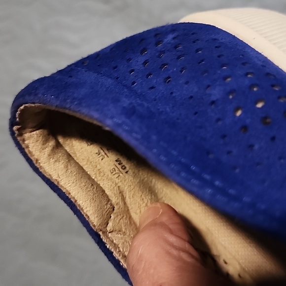 Naturalizer Size 10M Womens Suede Blue Slip On Shoes - Picture 16 of 16